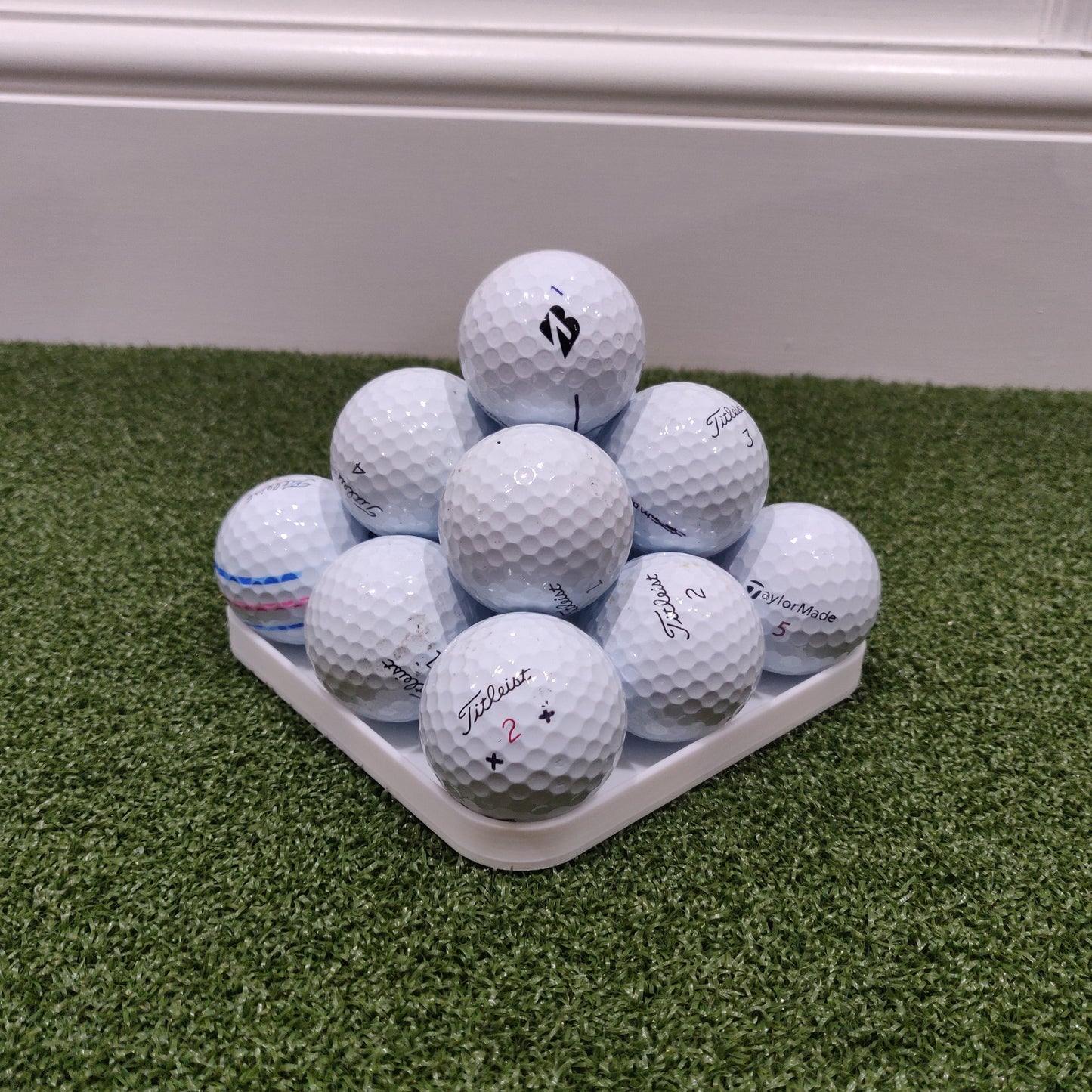 Golf Pyramid Stacking Tray