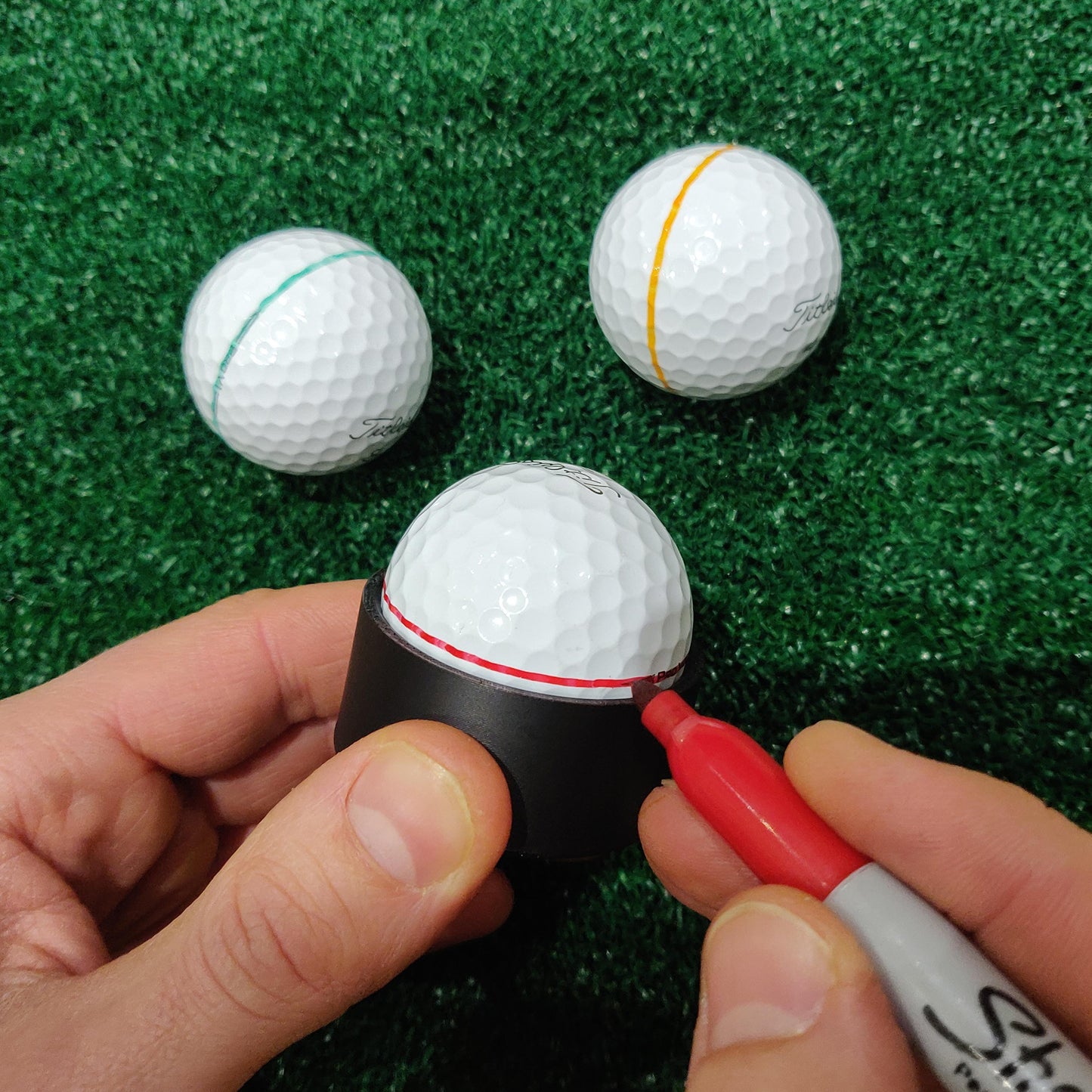 Golf Ball Single Line Marker