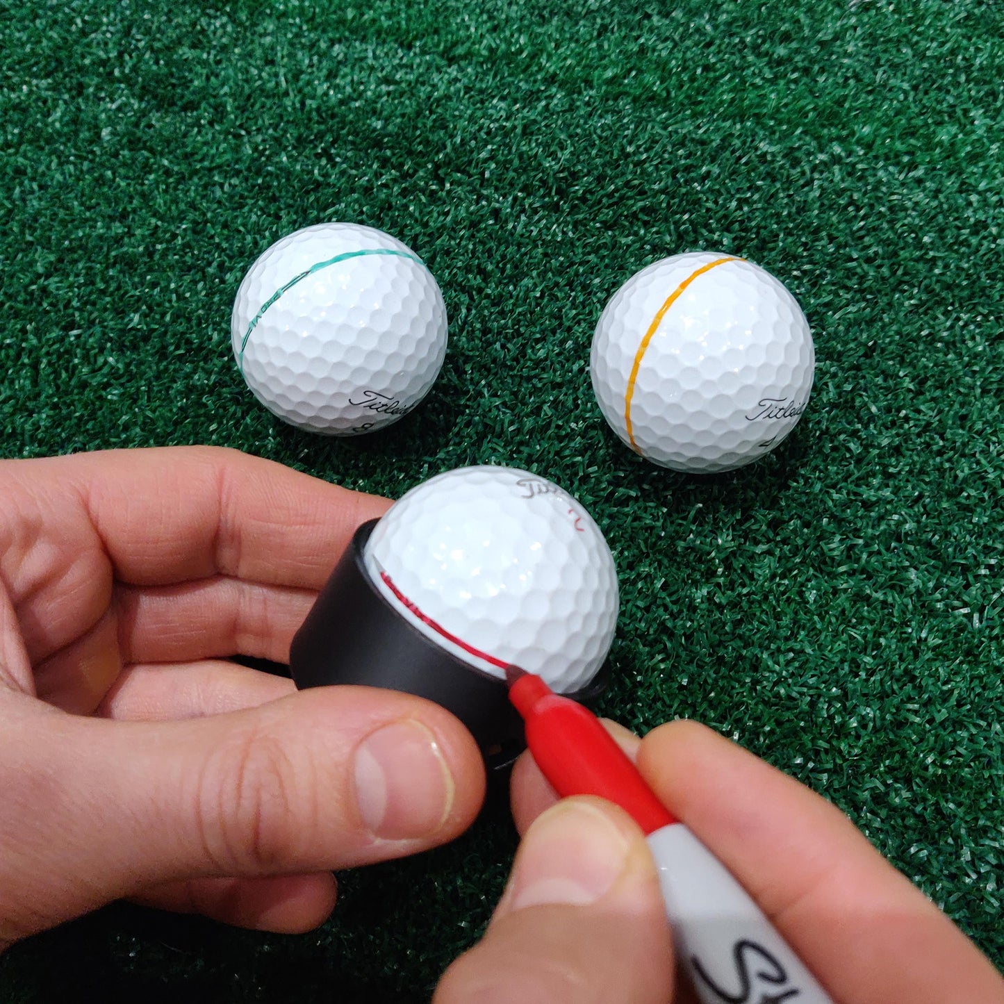 Golf Ball Single Line Marker